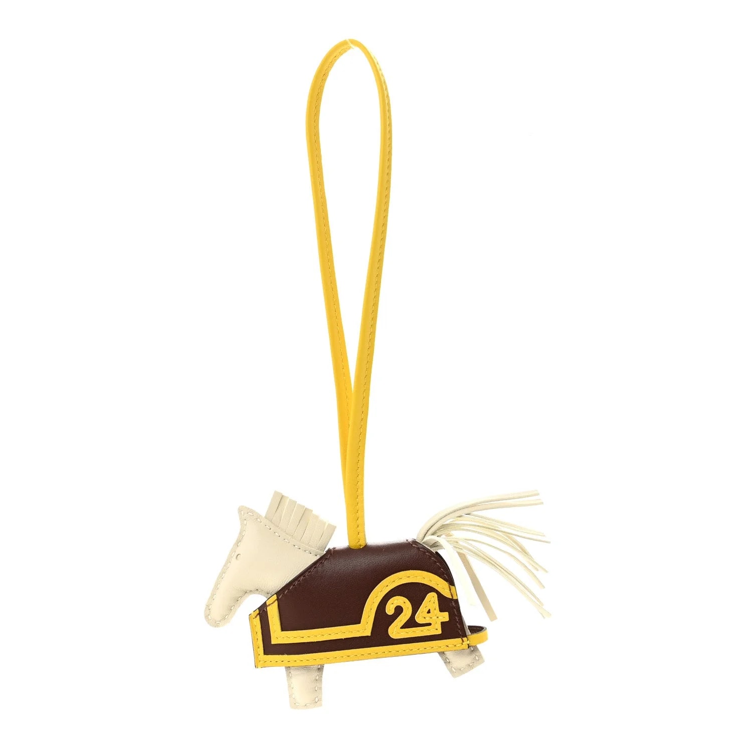 Hermès — Milo Grigri Rodeo Robeo 24 Bag Charm Terre de Naples — Accessory — resale