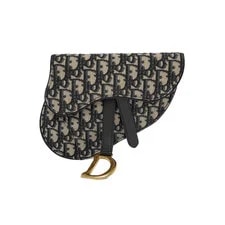 Dior — Dior Saddle Print Fabric Saddle - Excellent #1C73TY8 — Handbag — resale