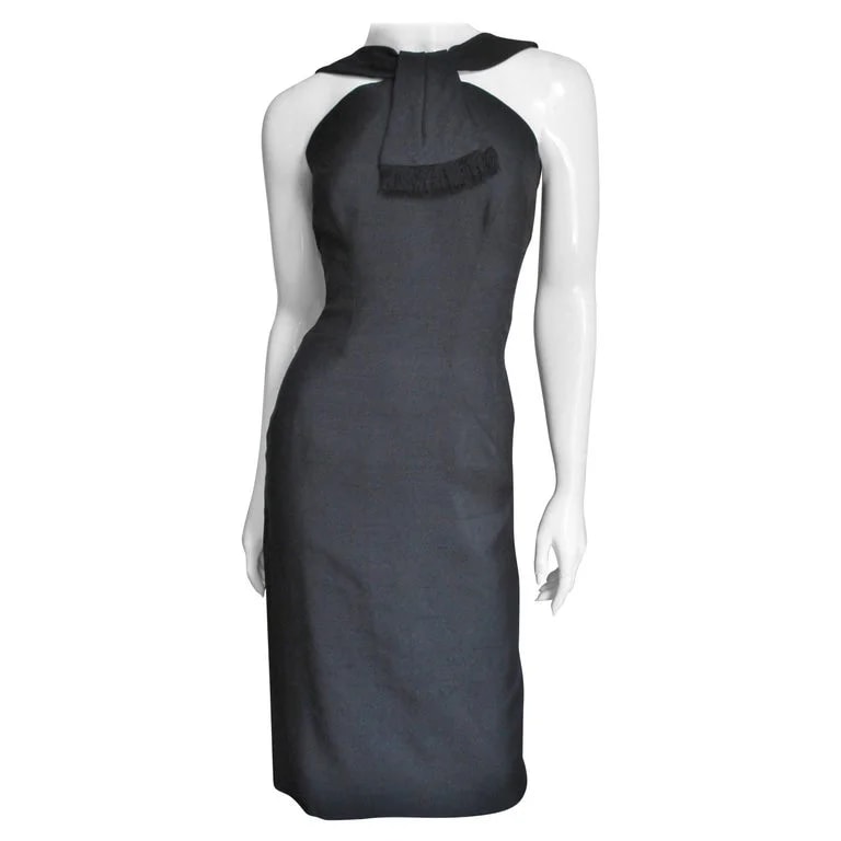 Louis Estevez — Louis Estevez Bodycon Backless Dress 1950s — Clothing — resale