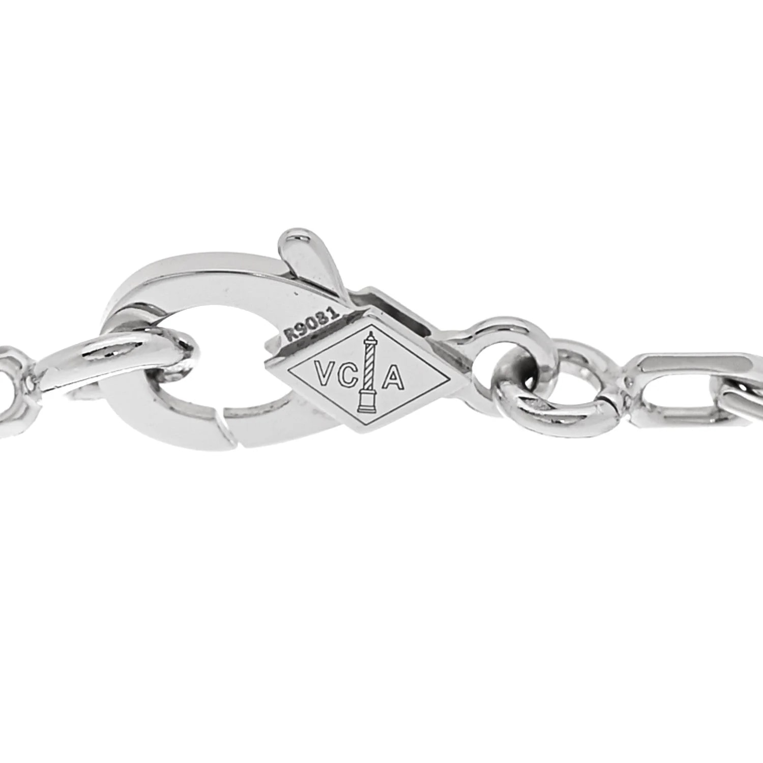 18K White Gold Veined 5 Motifs Alhambra 3