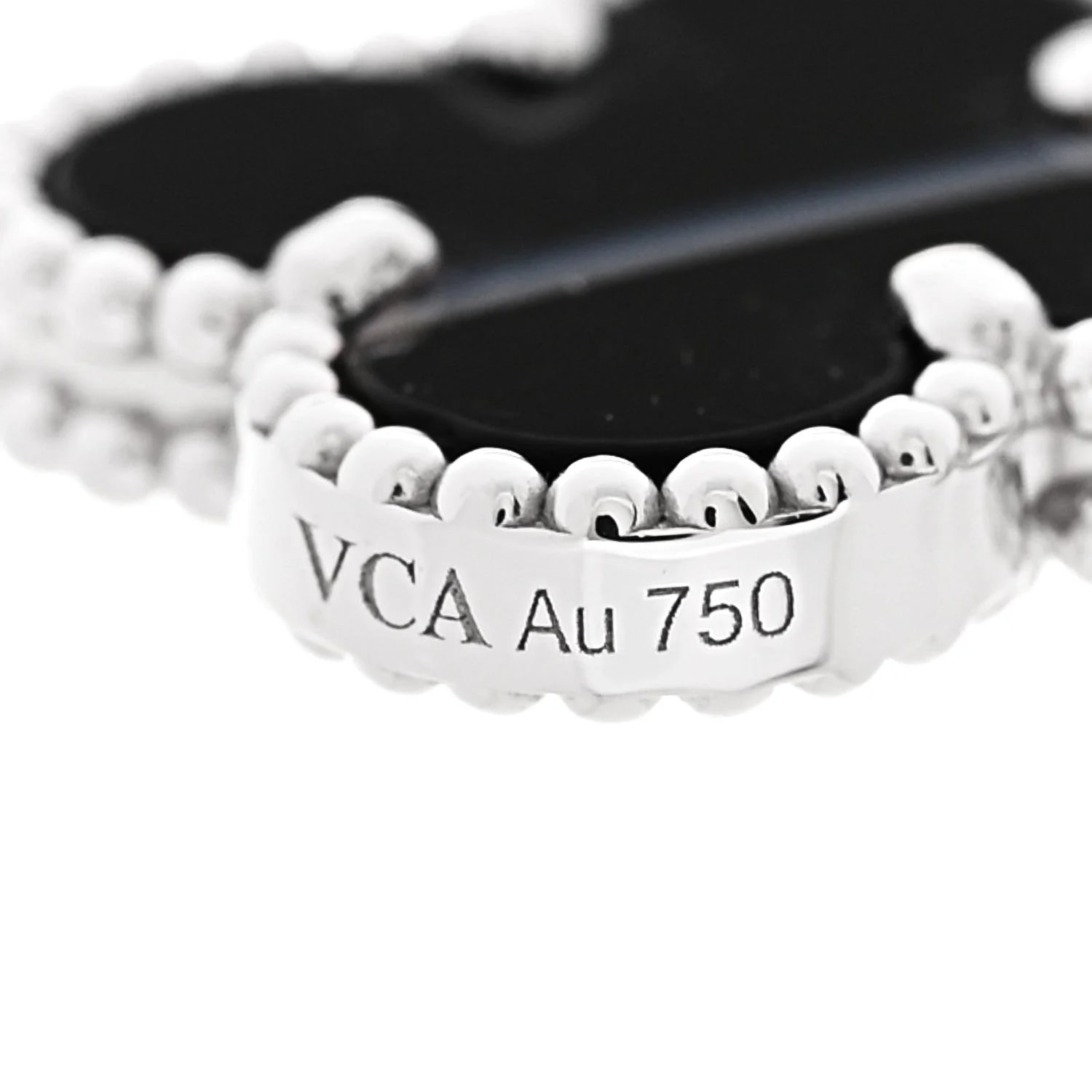18K White Gold Veined 5 Motifs Alhambra 4