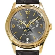 Patek Philippe — Patek Philippe Annual Calendar 5146J-010 Gray Yellow Gold Automatic #W014 — Watch — resale
