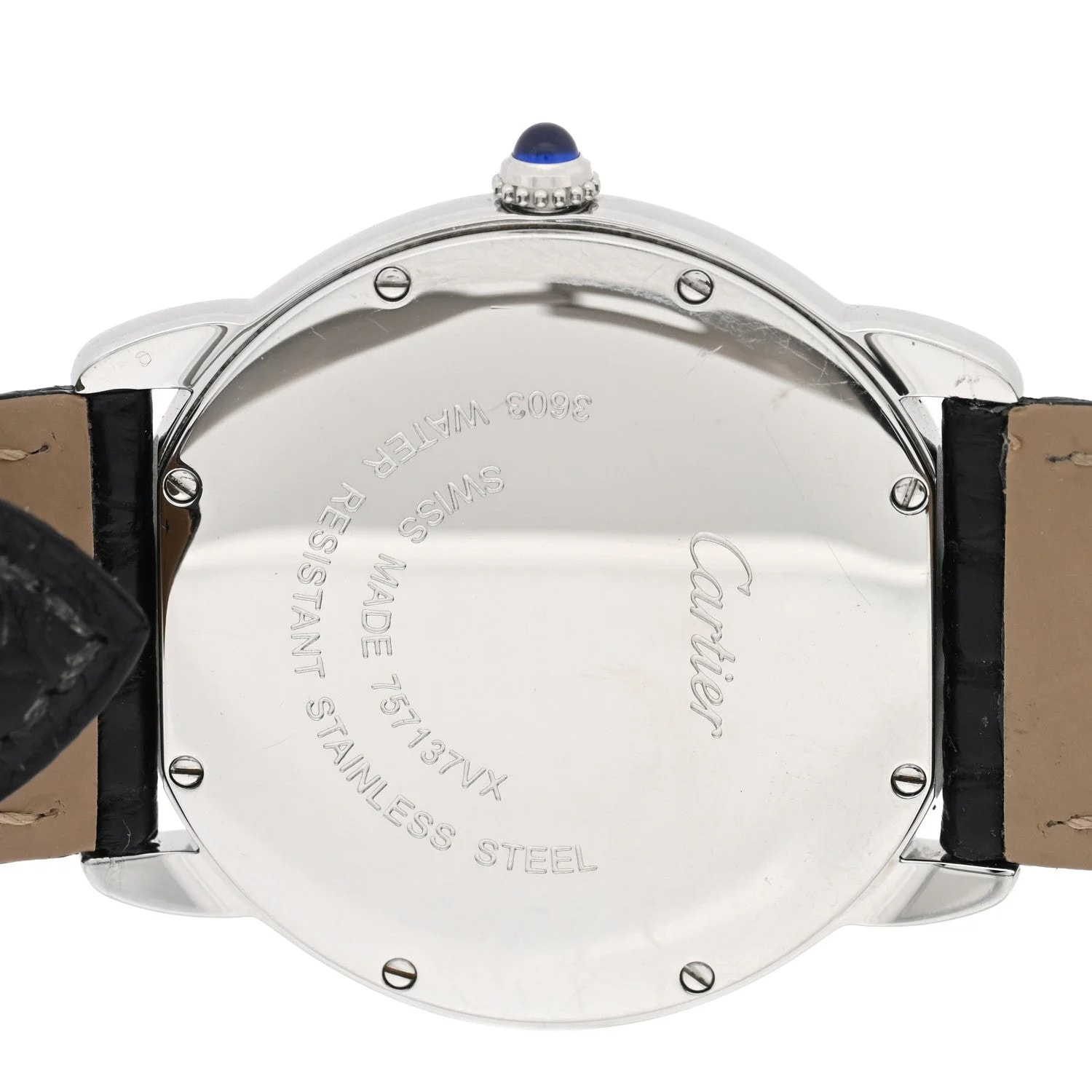 Stainless Steel Alligator 36mm Ronde Solo Quartz 4