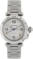Cartier — Cartier Pasha C W31029M7 Stainless Steel Silver Dial 35mm Automatic — Watch — resale