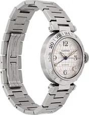 Cartier Pasha C W31029M7 Stainless Steel Silver Dial 35mm Automatic 3