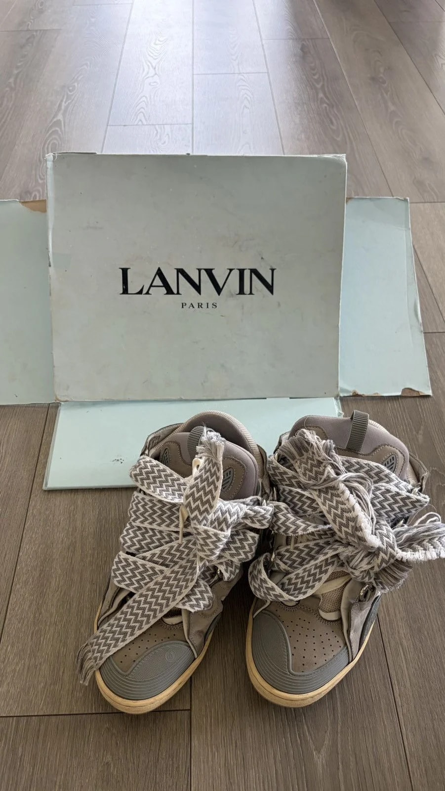 Lanvin — Lanvin Curb Lace-Up — Sneaker — resale
