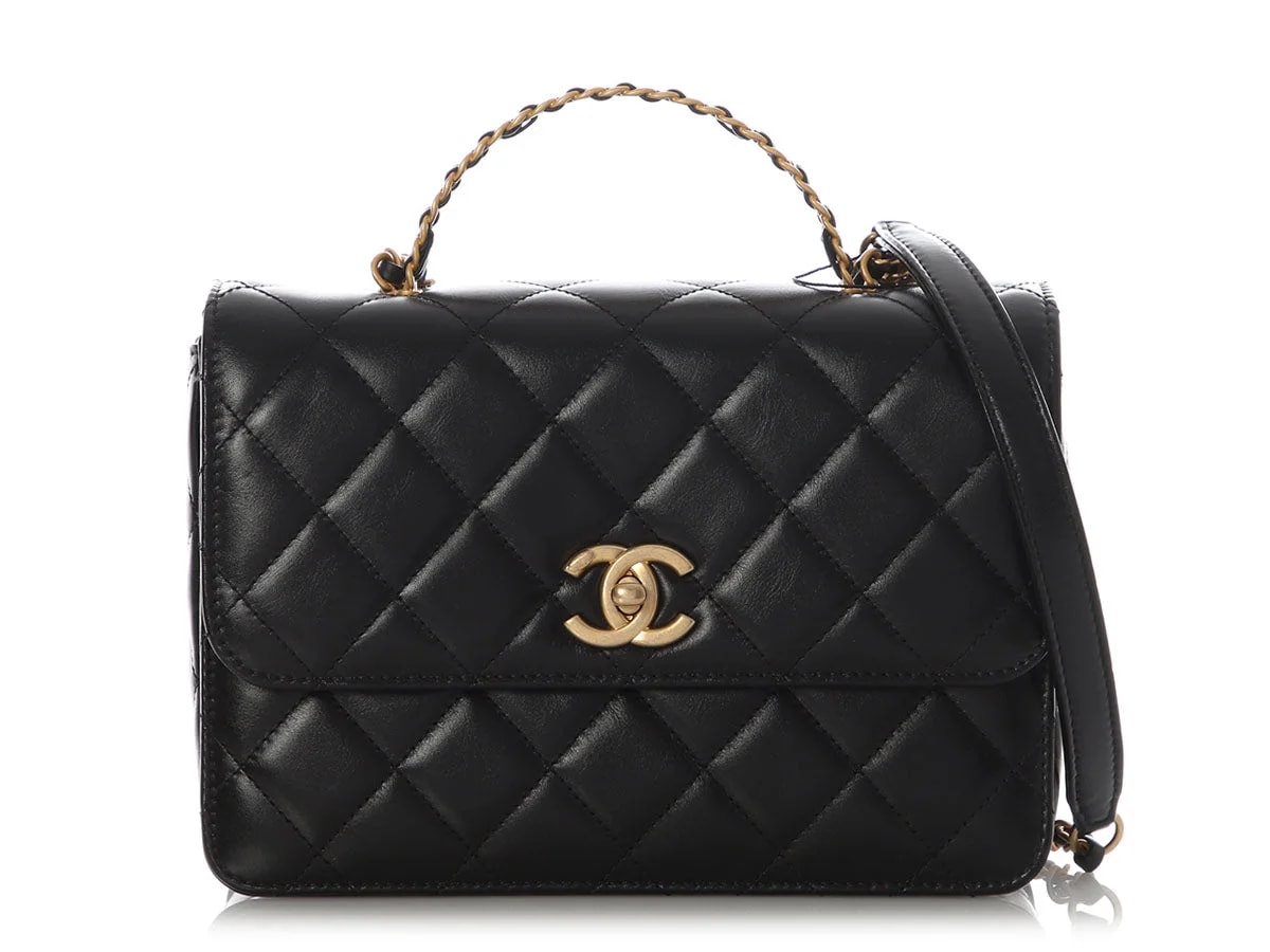 Chanel — Chanel Small Flap With Top Handle — Handbag — resale