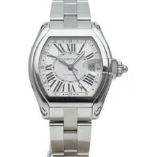 Cartier Roadster XL GMT W62032X6 Stainless Steel mensWatch Silver 2
