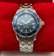 Omega — *Box/Papers 2006* Omega Seamaster Quartz Blue 28mm 2583.80.00 — Watch — resale
