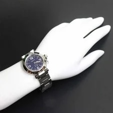 Cartier PashaC W31047M7 Automatic Date Navy Dial 90341937 3
