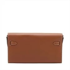 Hermès Kelly Wallet Long Evercolor Metal Fittings W: 2024 2