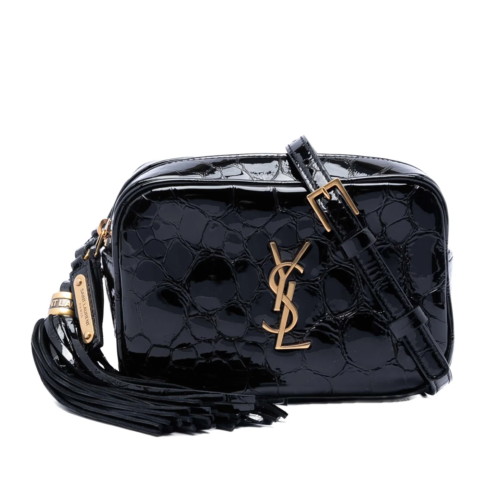 Saint Laurent — Embossed Lou Belt — Handbag — resale