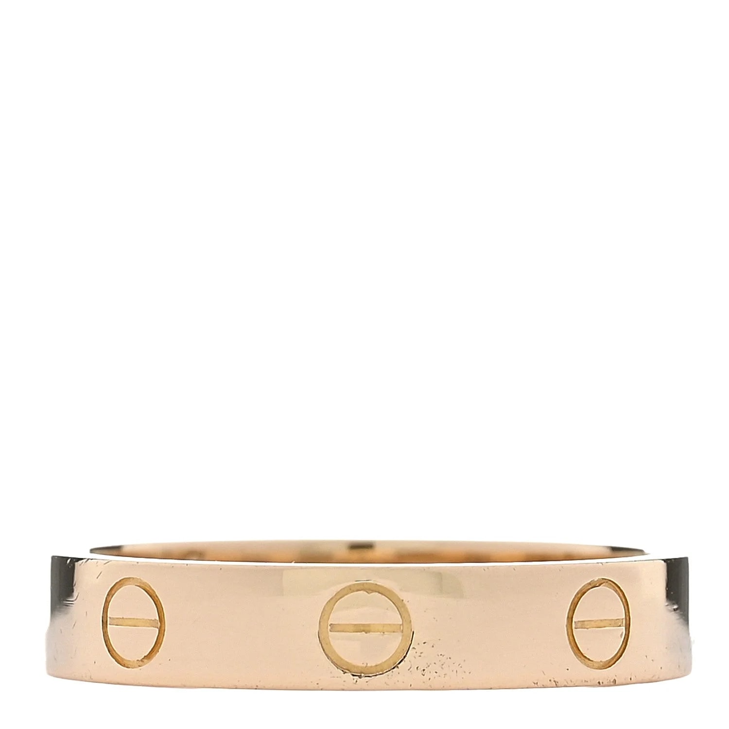 18K Yellow Gold 3.5mm Love Wedding Band 57 8 2
