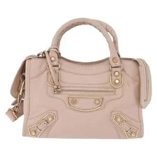 Balenciaga Classic Metallic Edge Mini City Bag 2way Auth 185449V 2