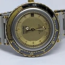 TAG Heuer — Tag Heuer Executive Pro 200m Gold Quartz Authentic Swiss Dive — Watch — resale