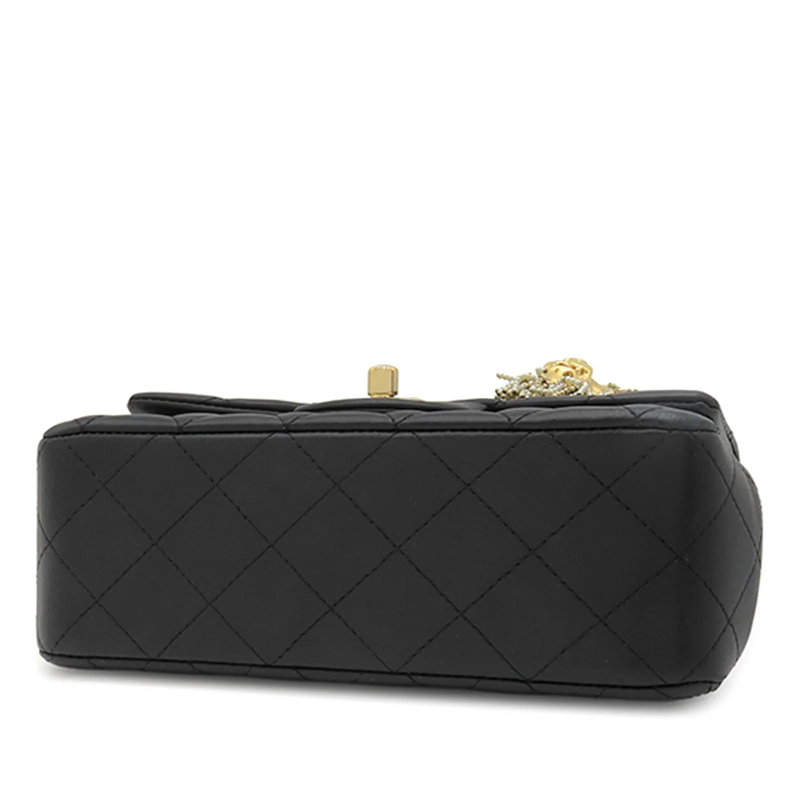 Rectangular Classic Lion Charm Top Handle Flap 3