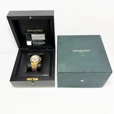 Audemars Piguet Royal Oak Chrono 26715OR 38MM Diamond White Rose Gold Box Papers 2