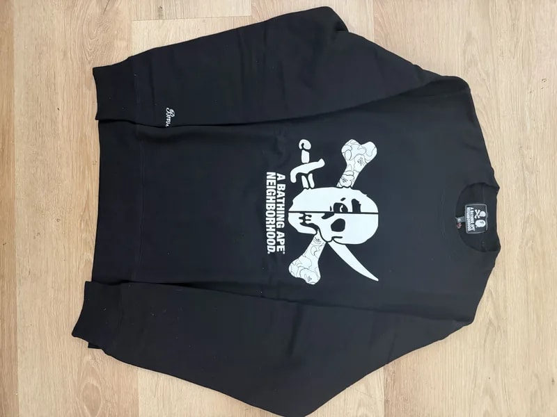 Bape X Neighborhood Ape & Skull Crewneck 2