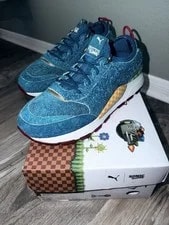 Size 11 Puma Sega X RS-0 Sonic Hedgehog Dreamcast Original Box Near 2