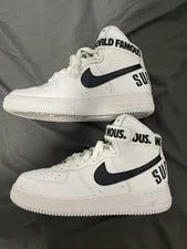 Supreme Air Force 1 High AF1 ( )2014 World Famous Size 8.5 Preown 3
