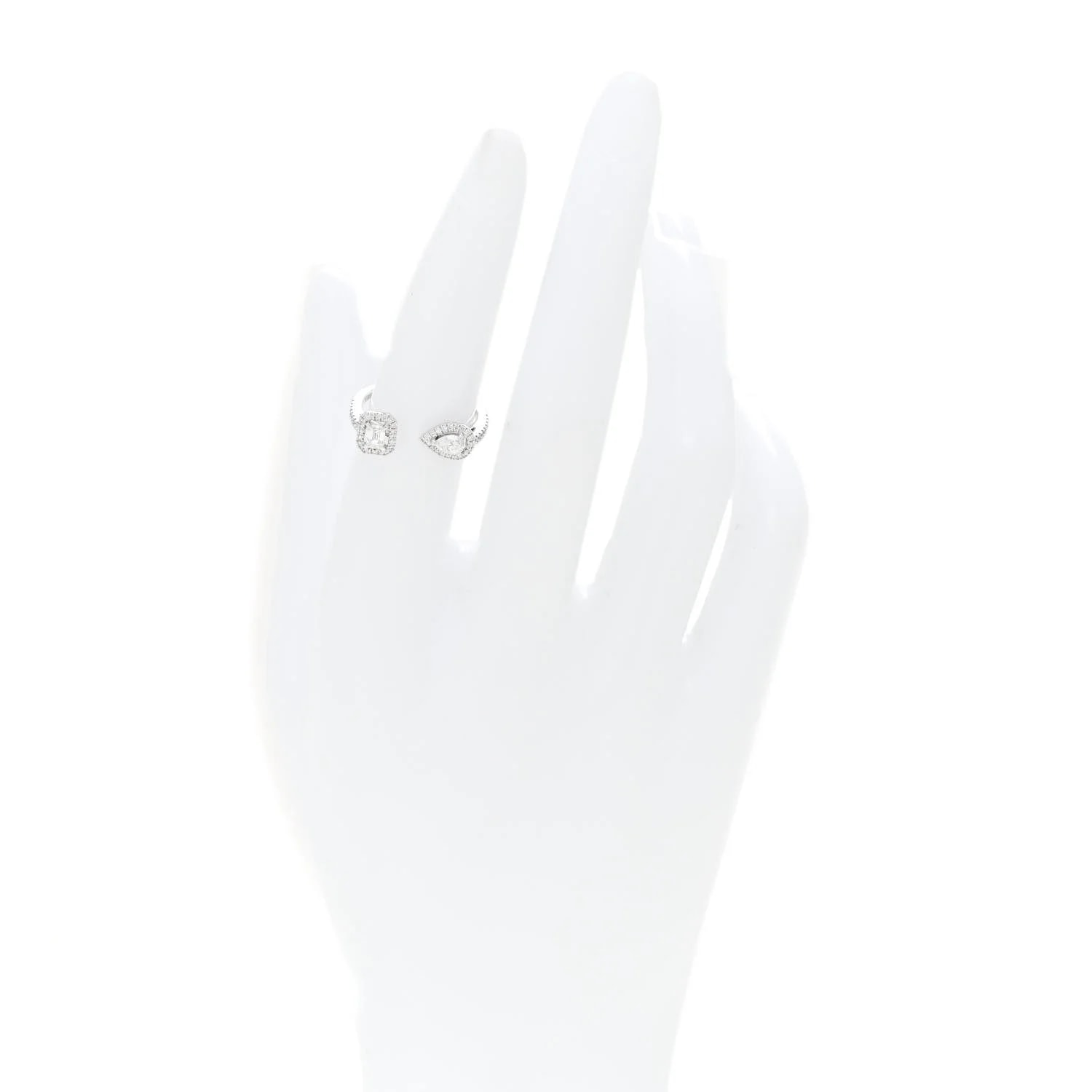 18K White Gold .15ct My Twin Moi & Toi 52 6 2
