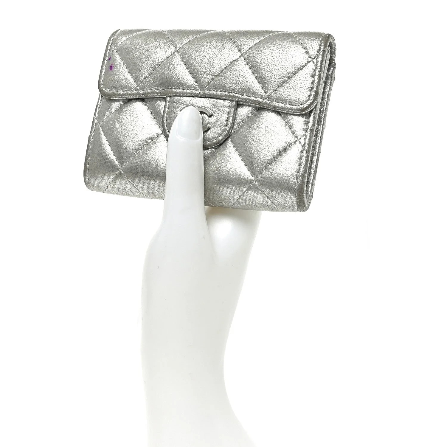 Metallic Flap Card Holder Wallet 2