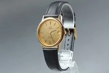 "As Is" Omega de Ville Cal.1332 Push Crown Gold Quartz Japan 4