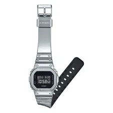 Casio G-Shock GM5600YM-8 Digital G-steel 5600 Series Silver Rubber 2