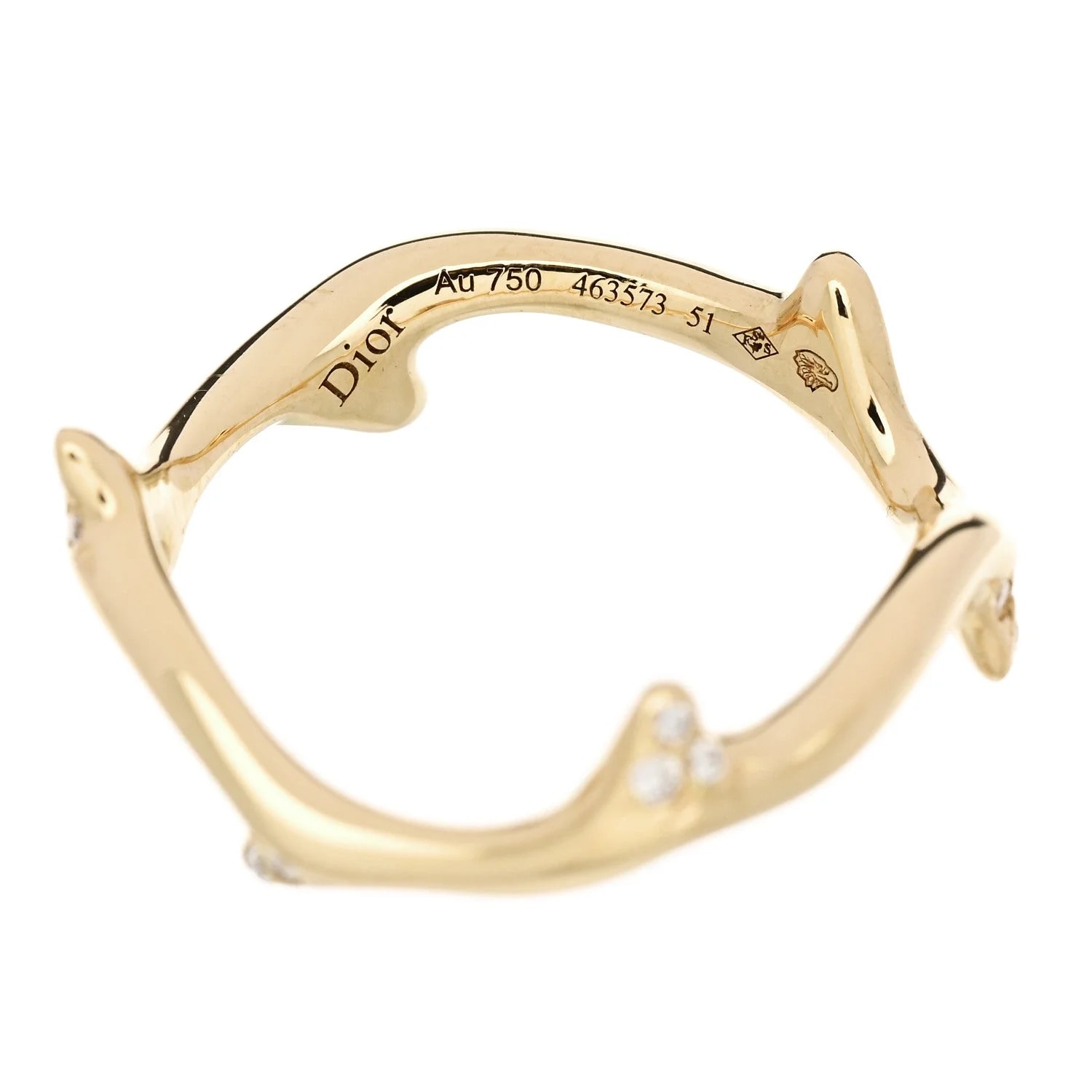 18K Yellow Gold Bois de 51 5.75 4