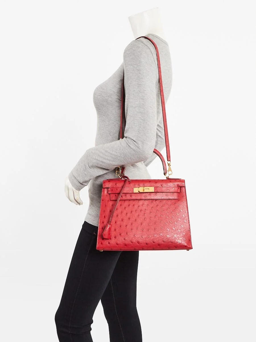 Hermes 28cm Vif Kelly Sellier 2