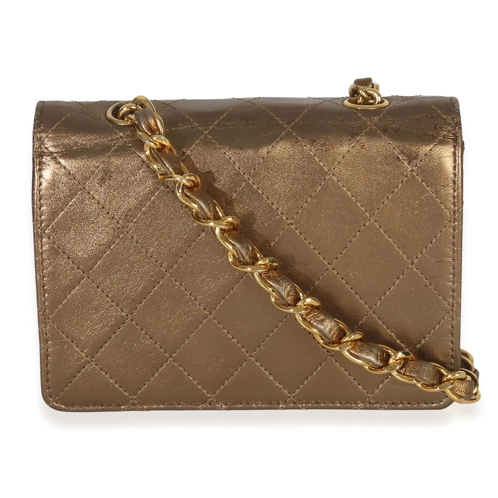 Chanel — Chanel Metallic Extra Square Flap — Handbag — resale