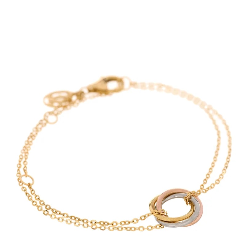 Cartier — 18K White Gold Trinity Bracelet — Jewelry — resale
