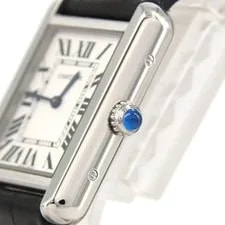 Authentic Cartier Tank Solo SM W5200013 Stainless Steel Quartz #230-000-376-7008 3