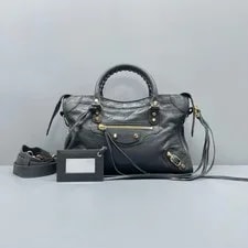 Balenciaga — Balenciaga City Medium Dark Top Handle — Handbag — resale