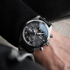 IWC Spitfire Perpetual Calendar Digital Date-Month Chronograph Steel Grey 4