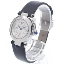 Cartier — Cartier Pasha DE W3140025 27mm SS Silver #C17705 — Watch — resale