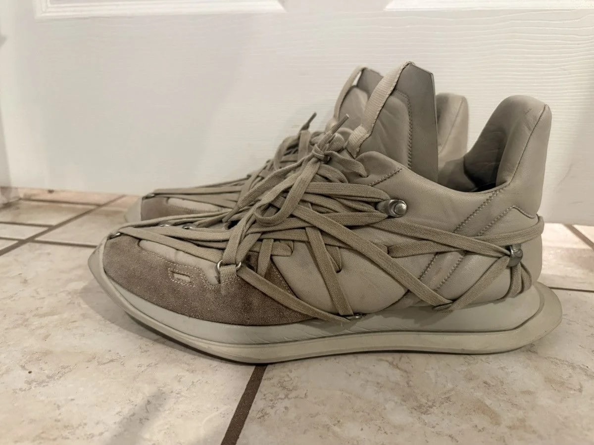 Rick Owens — Rick Owens Mega Lace Maximal Runners — Sneaker — resale
