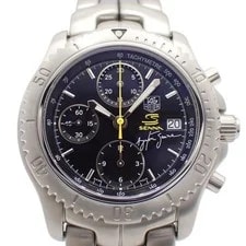TAG Heuer — Tag Heuer Link Ayrton Senna Limited Chronograph CT2115 Steel Bracelet — Watch — resale