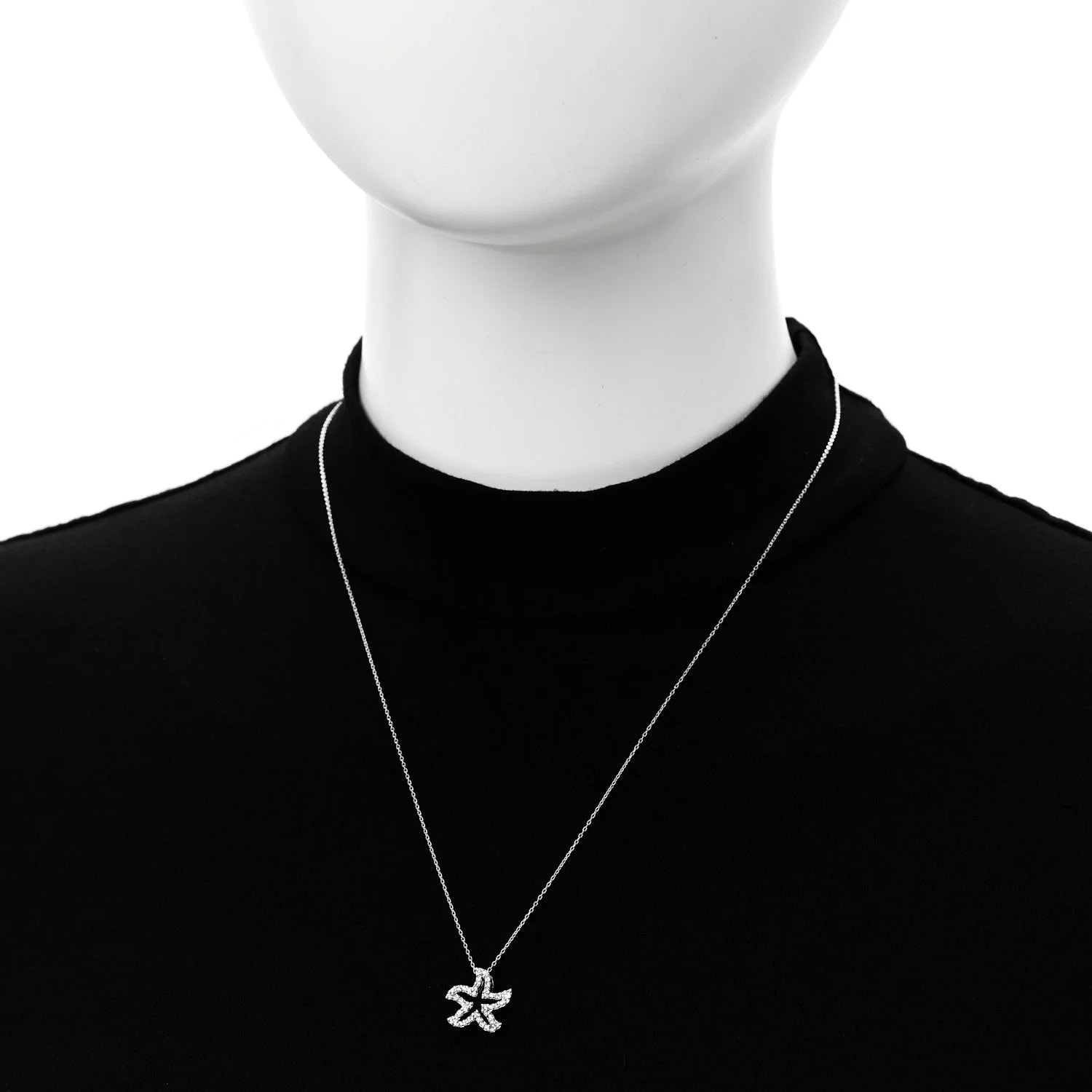 18K White Gold Tiny Treasures Starfish 2