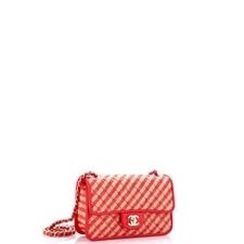 Chanel CC Flap Striped and Jute 2