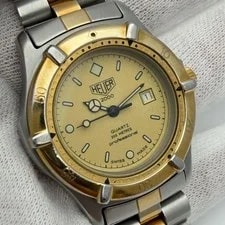 TAG Heuer 2000 Professional 964.015 Gold Dial Two-Tone Quartz Working 4