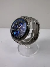 Casio Manta S5000 Series Solar Oceanus Analog BLK SLV From Japan 2