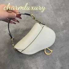 Dior — Christian Dior Saddle Small Grained Top Handle — Handbag — resale