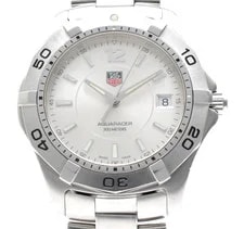 TAG Heuer Aquaracer WAF1112 300M Silver Diver's QZ #55 4