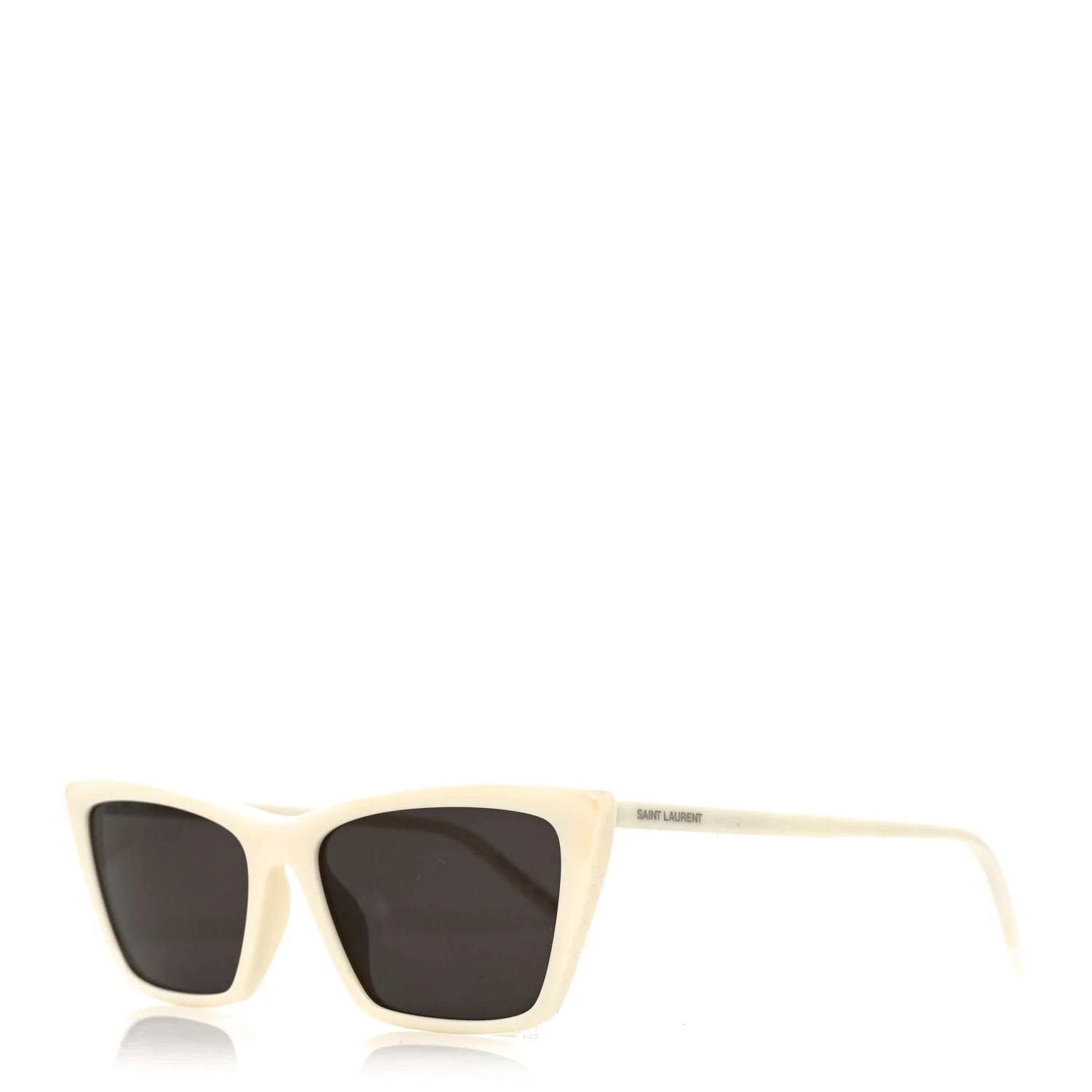 Saint Laurent — Acetate Cat Eye Mica Thin SL 737 Sunglasses — Accessory — resale