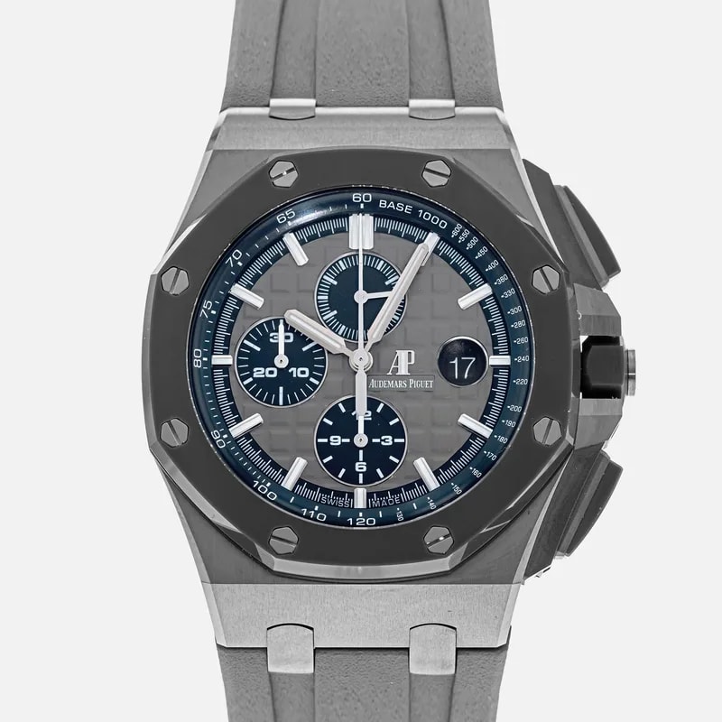 Audemars Piguet — Royal Oak Offshore Selfwinding Chronograph With Grey Dial in Titanium — Watch — resale