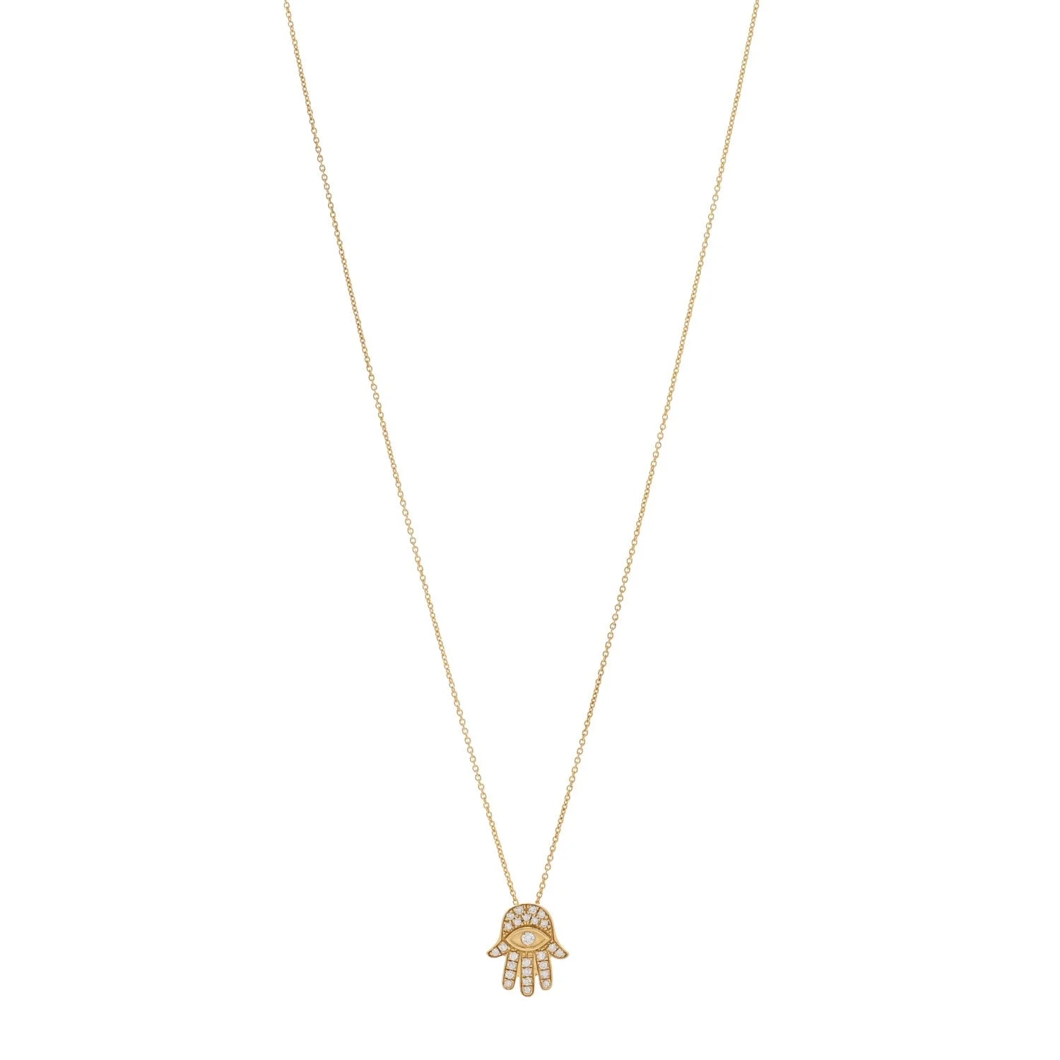 Roberto Coin — 18K Yellow Gold Tiny Treasures Hamsa — Jewelry — resale