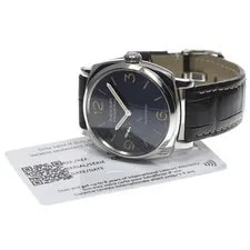 Panerai — Panerai Radiomir 1940 PAM00694 45mm SS Leather Navy Automatic Small #C021 — Watch — resale