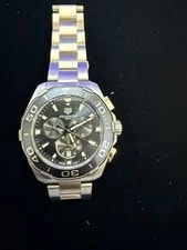 Tag Heuer — Tag Heuer Aquaracer Blue Dial With Silver Bracelet CAY111B.BA0927 — Watch — resale