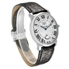 Cartier Rotonde Power Reserve Steel Silver Dial W1556369 3